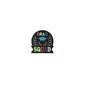 20Pcs Silicone Focal Beads Graduation Season Square Flat Designs 6