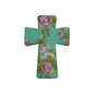 20pcs Silicone Focal Beads Printed Cross With Varied Color Patterns 8