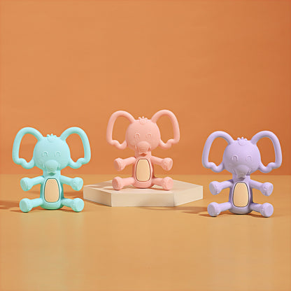 Elephant Silicone Baby Teething Toy 2 Pack 4
