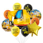 Excavator Foil Balloon Construction Party Decoration Set