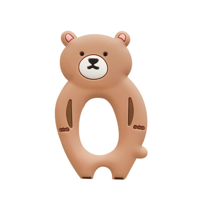 Silicone Bear Shaped Baby Teething Toy for Infant 7