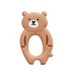 Silicone Bear Shaped Baby Teething Toy for Infant 7