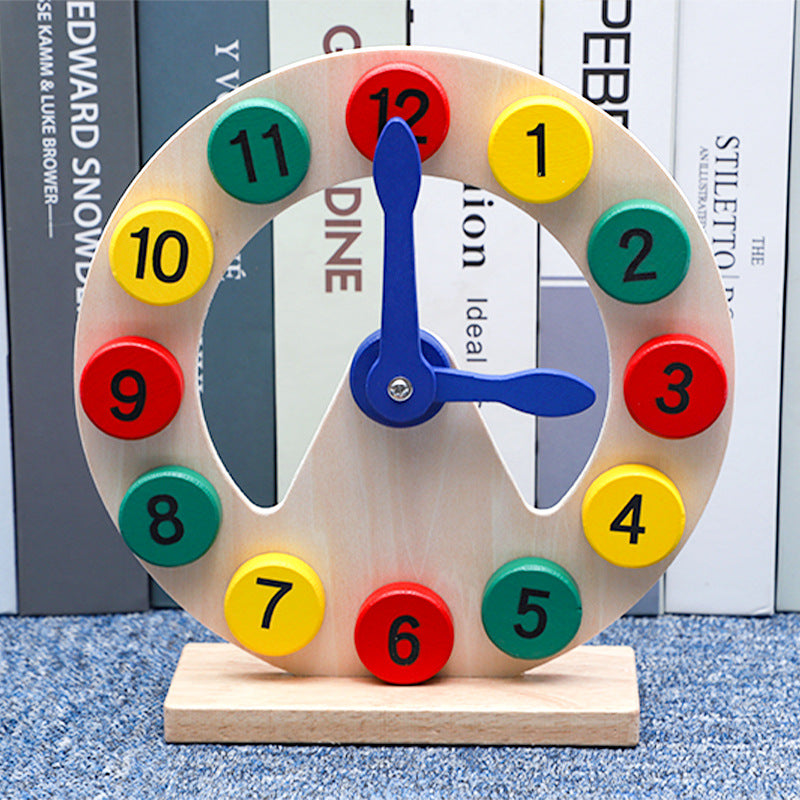 Wooden Montessori Toys Digital Clock Model for Toddlers 2