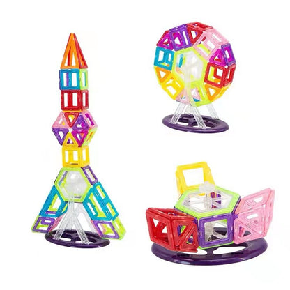 ABS Magnetic Tiles Building Blocks Educational STEM Toy 4
