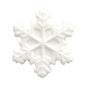 20pcs Silicone Focal Beads Snowflake Front Facing Detailed Design 5