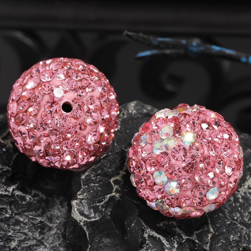 20pcs 16mm Clay Rhinestone Beads Mix Colors DIY Jewelry Making 5