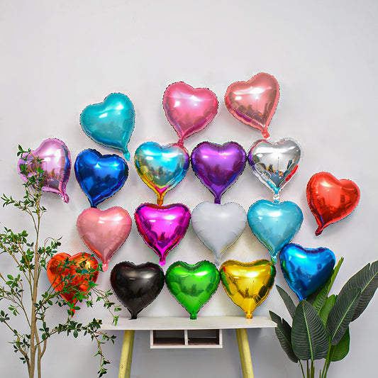 18 Inch Heart Foil Balloons Wedding Valentine'S Day Decoration 50pcs