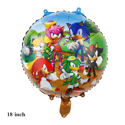 Sonic Foil Balloon Set Birthday Party Decoration 22pcs 5