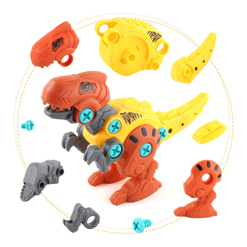 Plastic Dinosaur Building Blocks Educational DIY Construction Toy Set 3