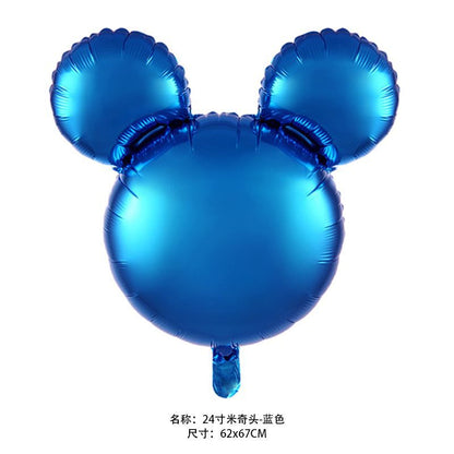 Mickey Head Foil Balloons Party Decoration 18 Inch and 24 Inch 50pcs 16