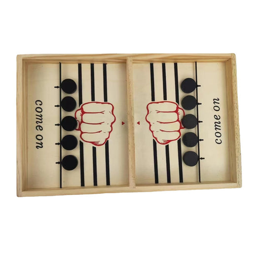 Wooden Double Ejection Chess Educational Toy