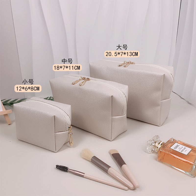 PU Leather Makeup Bag Cosmetic Travel Portable Toiletry Storage Bag 4