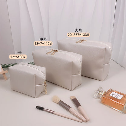PU Leather Makeup Bag Cosmetic Travel Portable Toiletry Storage Bag 4