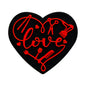 20Pcs Silicone Focal Beads Love Hair Salon Heart Shape with Hair Tool Design 7