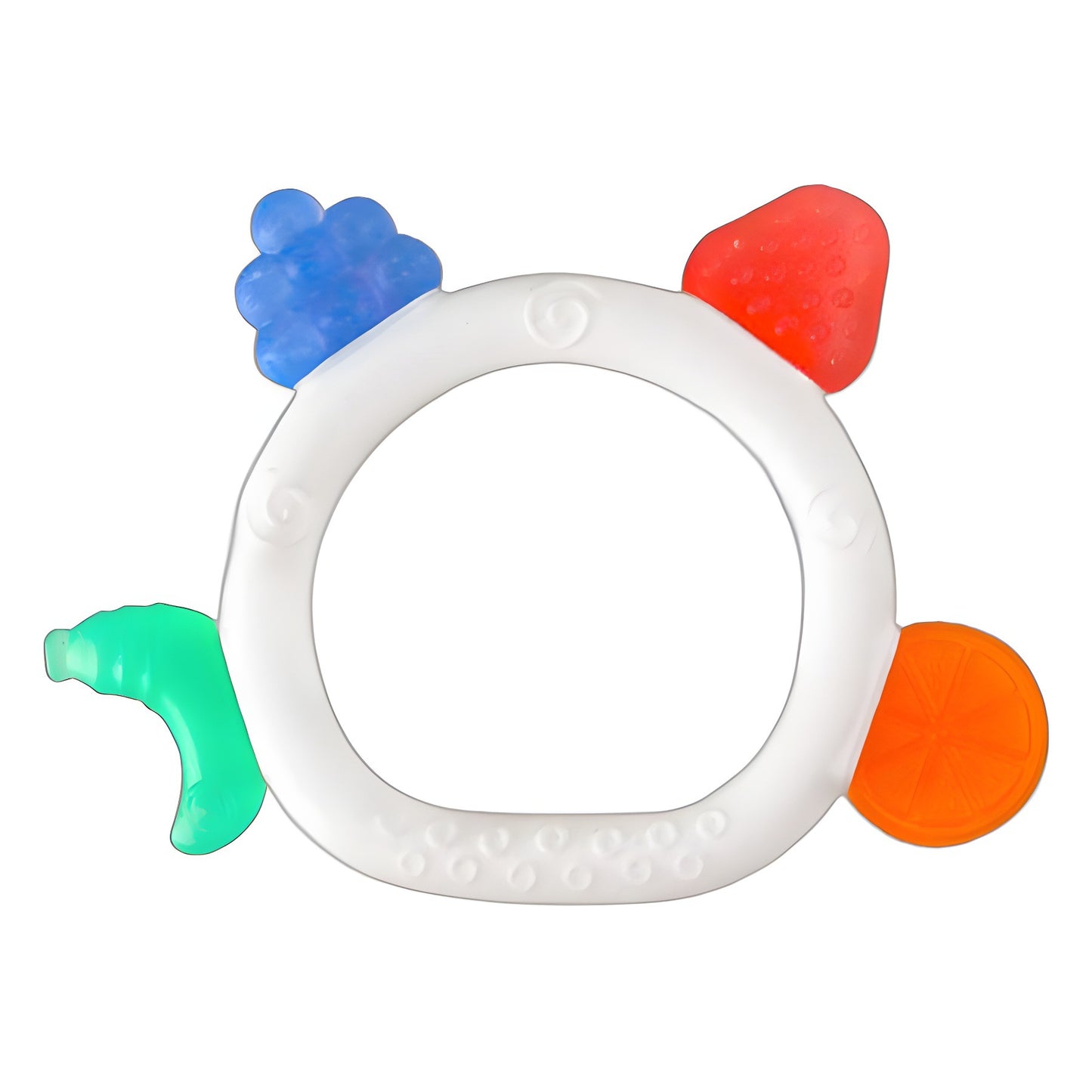 Silicone Fruit Shape Baby Teether Toy 2 Pack 4