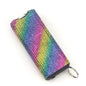 Self Defense Rhinestone Flashlight Electric Shock Keychain 11