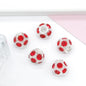 50pcs 8mm Metal Hollow Rhinestone Spacer Beads Silver and Gold 13