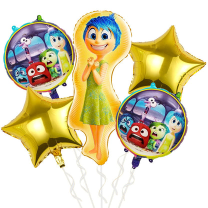 Inside Out Foil Balloon Set Kids Birthday Party Decoration 5pcs 10pcs 32