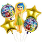 Inside Out Foil Balloon Set Kids Birthday Party Decoration 5pcs 10pcs 32