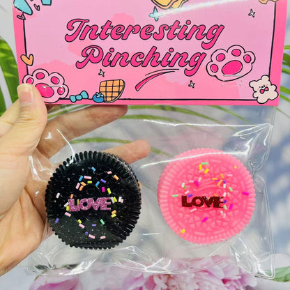 TPR Oreo Squishy Toy Stress Relief Sensory Squeeze Toy 11