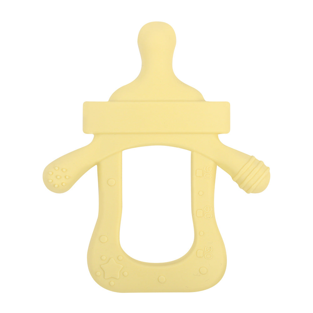 Silicone Baby Teething Toy Bottle Shape for Infant 16
