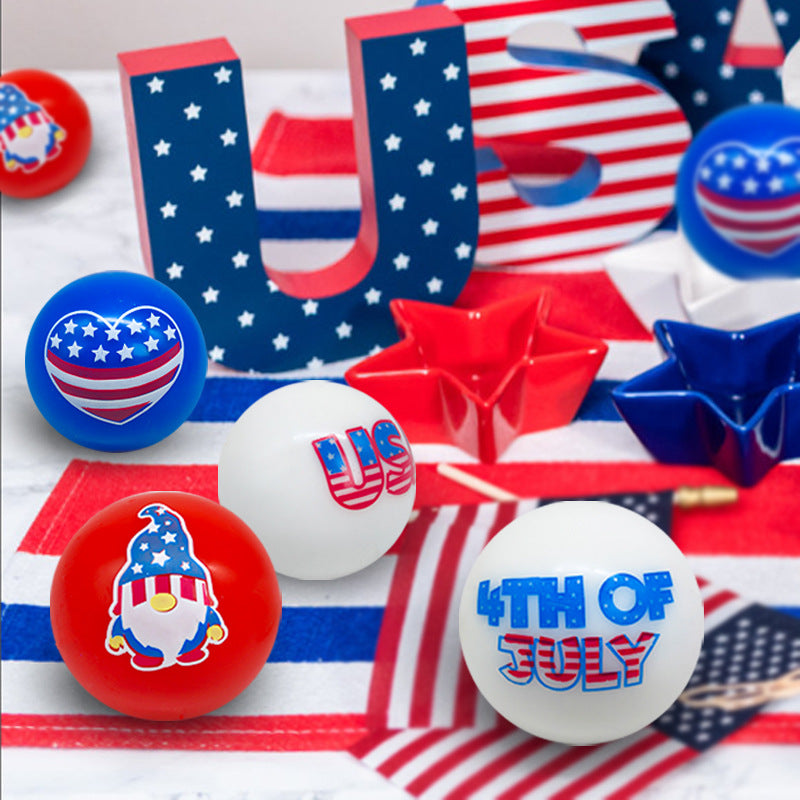 TPR Sensory Stress Ball Independence Day Theme 6cm Diameter