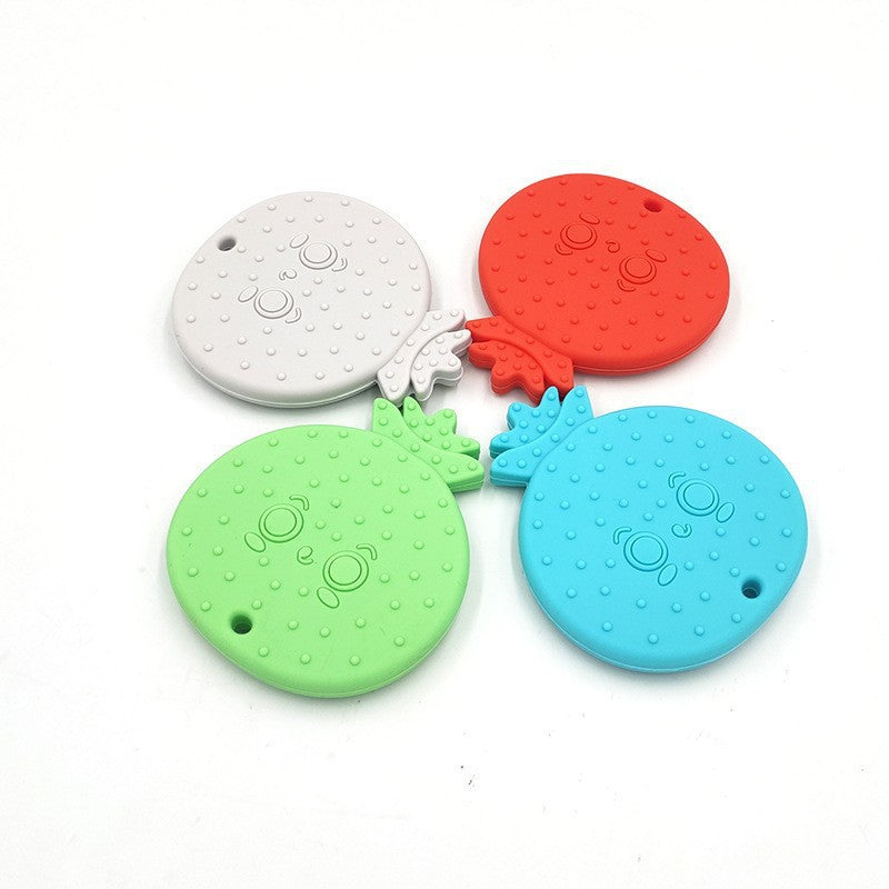 Silicone Fruit Shape Teething Toy Baby Teether for Infants 3