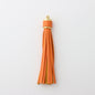 PU Leather Tassel Keychain with Buckle Charm for Women 8