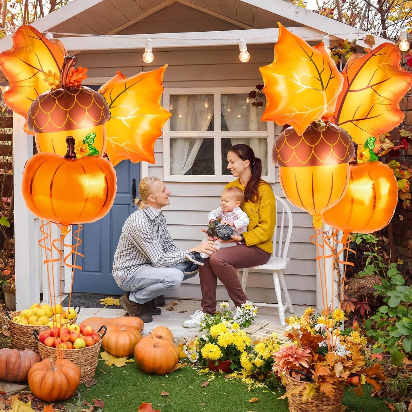 Thanksgiving Theme Foil Balloon Set Party Decoration 20x15x2cm 4