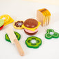 Wooden Pretend Play Food Toy Set for Kids 5