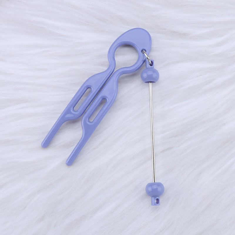Beadable U Shaped Updo Resin Comb DIY Hair Accessory Craft Supplies 17