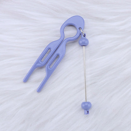Beadable U Shaped Updo Resin Comb DIY Hair Accessory Craft Supplies 17