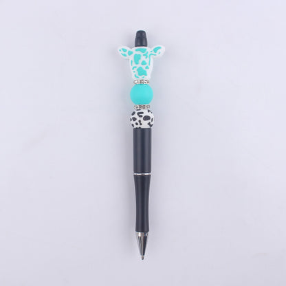 Cowhead Silicone Beaded Pens Colorful Handmade Office School Supplies 9