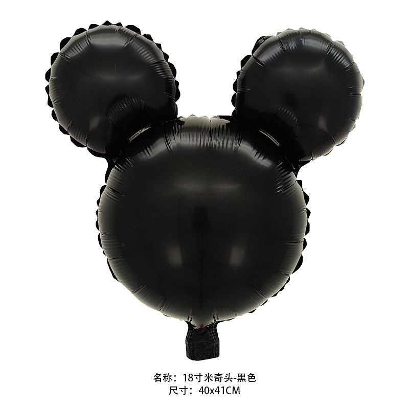 Mickey Head Foil Balloons Party Decoration 18 Inch and 24 Inch 50pcs 2