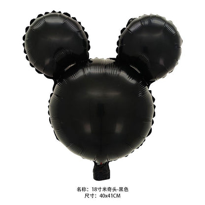 Mickey Head Foil Balloons Party Decoration 18 Inch and 24 Inch 50pcs 2