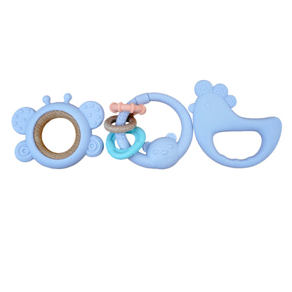 Silicone Baby Teether Grip Toy for Infant Sensory Chewing 3