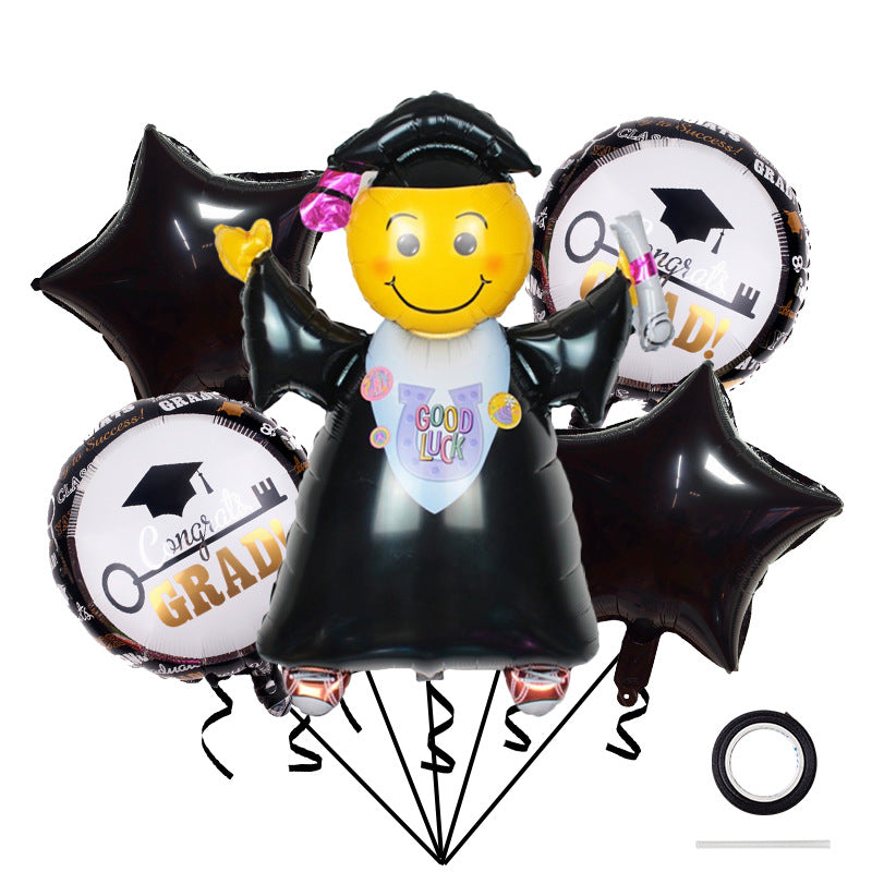 Graduation Foil Balloon Set Party Decoration 1Set 8