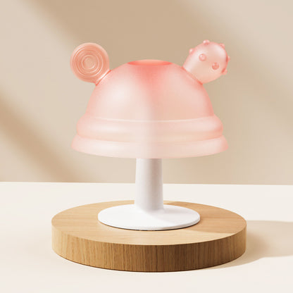 Silicone Mushroom Shaped Baby Teether Toy 82x72mm 15