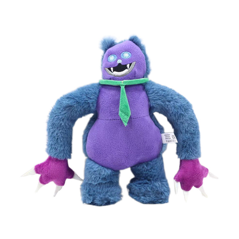 Purple Monster Plush Toy Soft Stuffed Doll with Long Arms