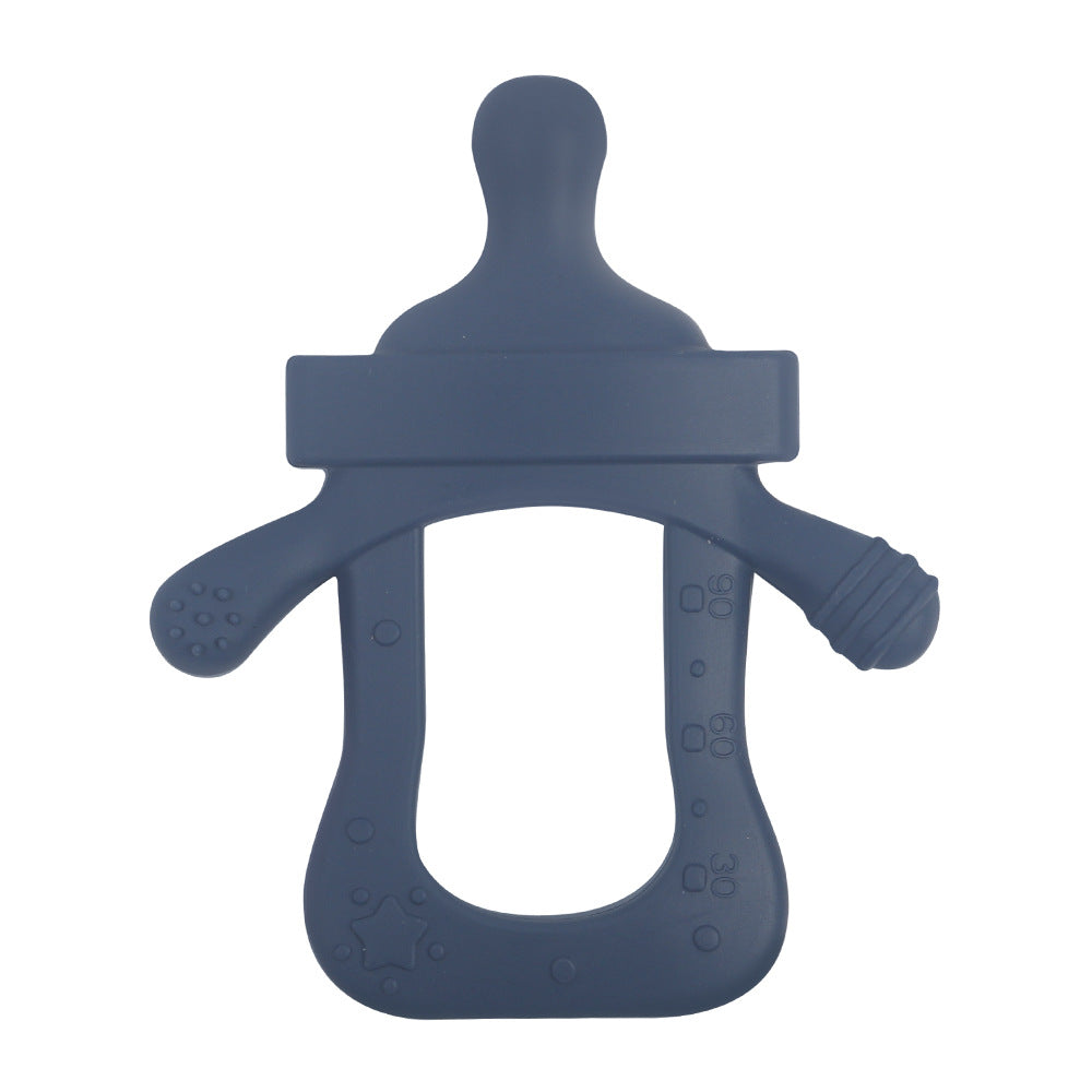 Silicone Baby Teething Toy Bottle Shape for Infant 15