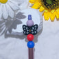 20Pcs Silicone Focal Beads Butterfly Three Color Pattern 8