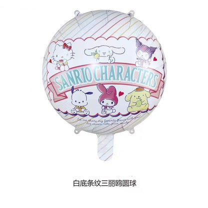 Sanrio Kuromi Melody Foil Balloons Birthday Party Decoration 5pcs 11