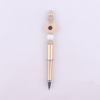 Daisy Flower Silicone Beaded Pens Ballpoint Novelty Handmade Gift 14