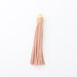 PU Leather Tassel Keychain with Buckle Charm for Women 18
