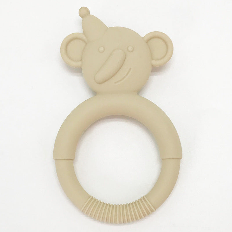 Silicone Baby Teething Toy Snowman Shape 2 Pcs Set 2