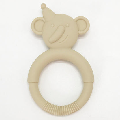 Silicone Baby Teething Toy Snowman Shape 2 Pcs Set 2
