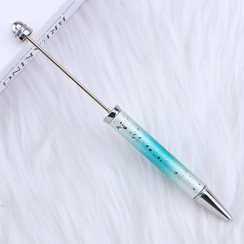 UV Plating Starry Sky Sequins Gradient Beadable Ballpoint Pens DIY Craft Supplies 5