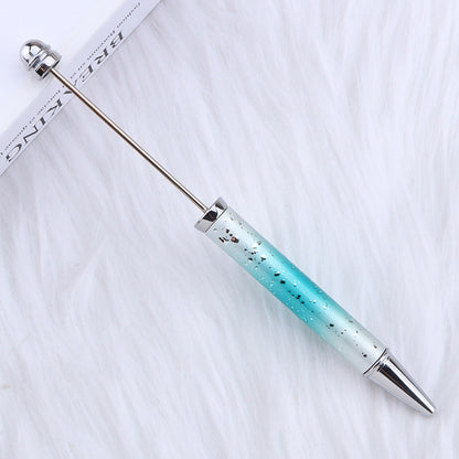 UV Plating Starry Sky Sequins Gradient Beadable Ballpoint Pens DIY Craft Supplies 5