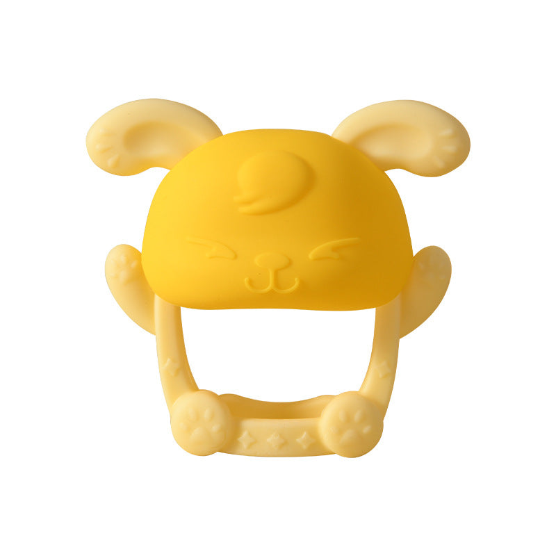 Rabbit Shape Silicone Teething Toy Baby Teether 2 Pack 6