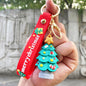 Cartoon Snowman PVC Keychain Christmas Holiday Charm 15